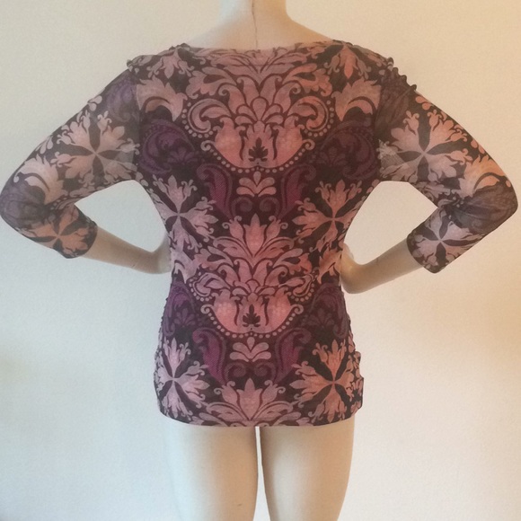 INC V-neck fitted top - Picture 3 of 8